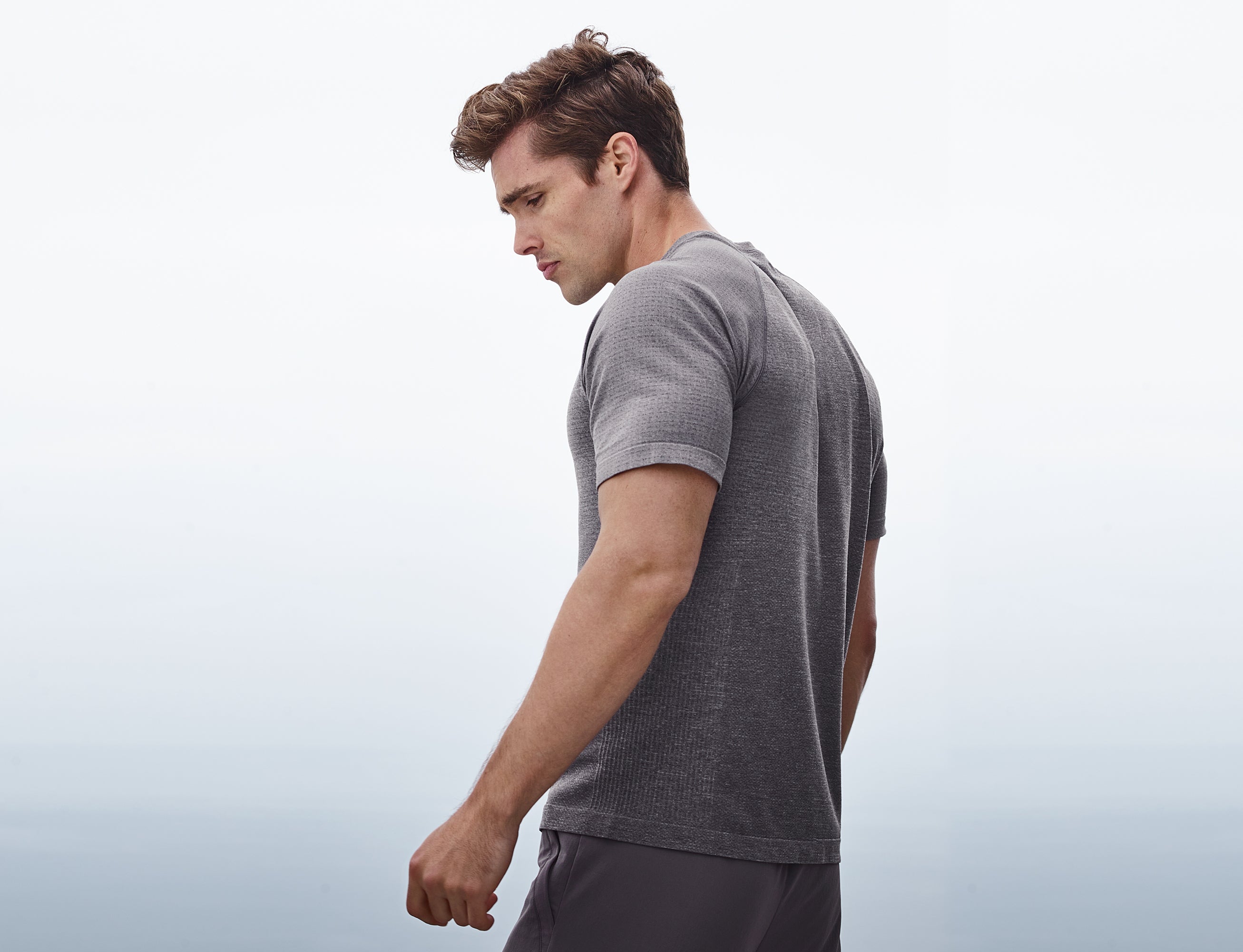 SMRTK Short Sleeve Performance Tee - Slate