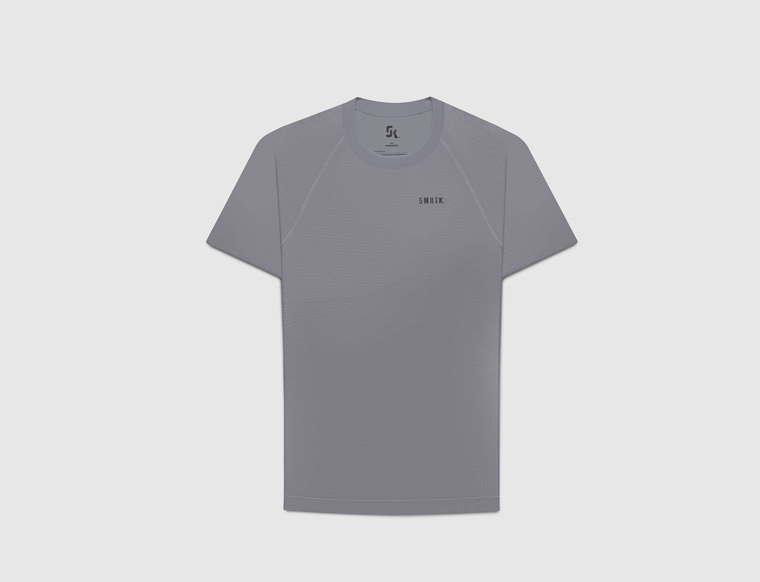 SMRTK Short Sleeve Performance Tee - Heather Grey